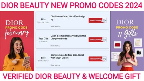 dior gift code|Dior promo codes 2024.